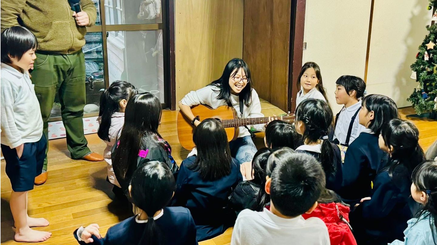 子供たちとの交流の様子